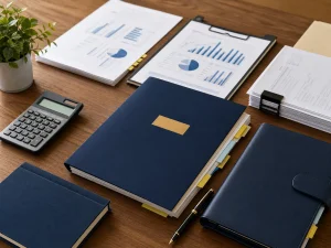 大宮周辺の会社売却準備で決算書や契約書を整理する資料セット