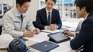 建設設備会社の事業承継と有資格者引継ぎのイメージ