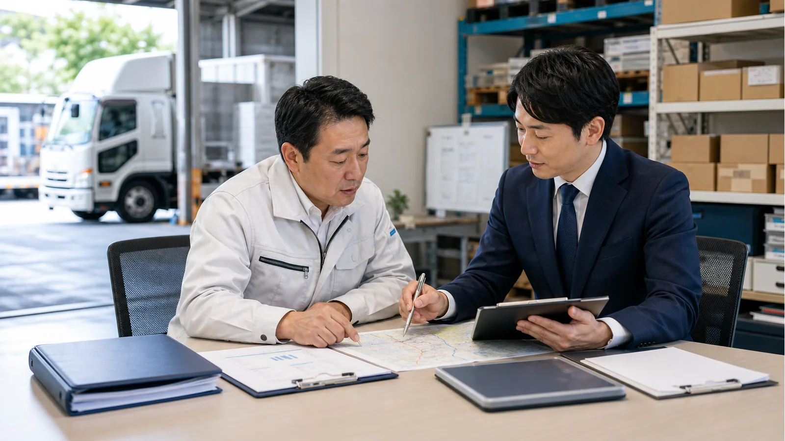 物流倉庫会社のM&A事例用アイキャッチ